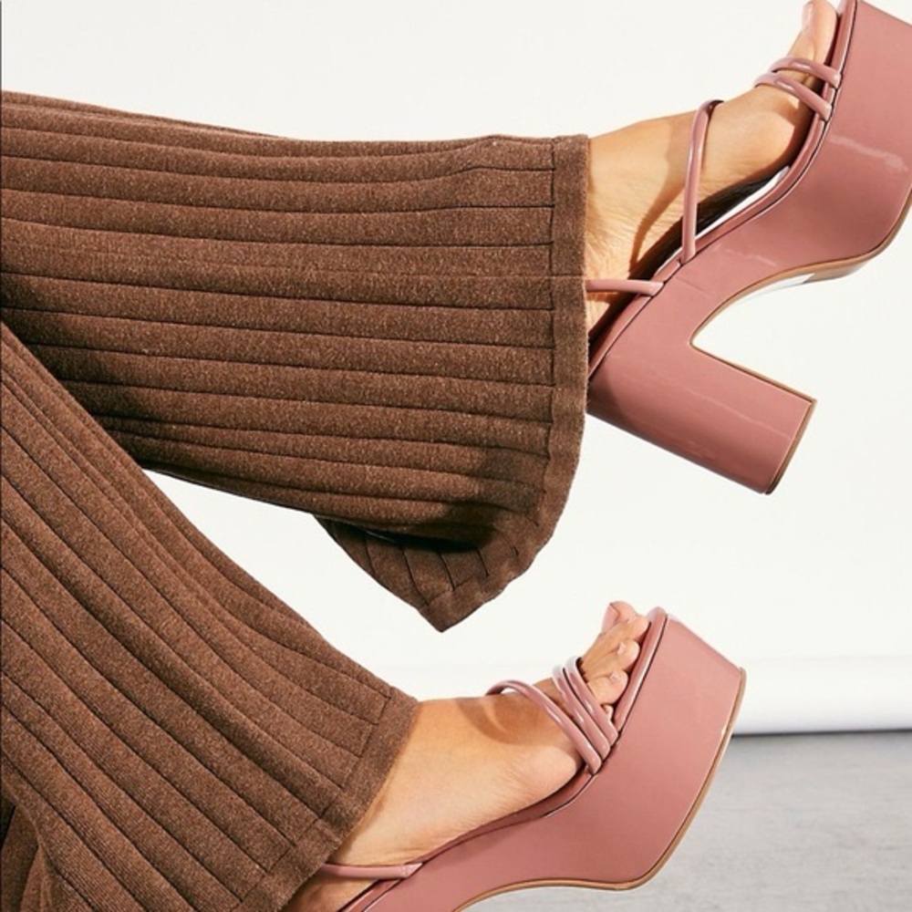 Jeffrey Campbell Blush Pink Platform Sandals